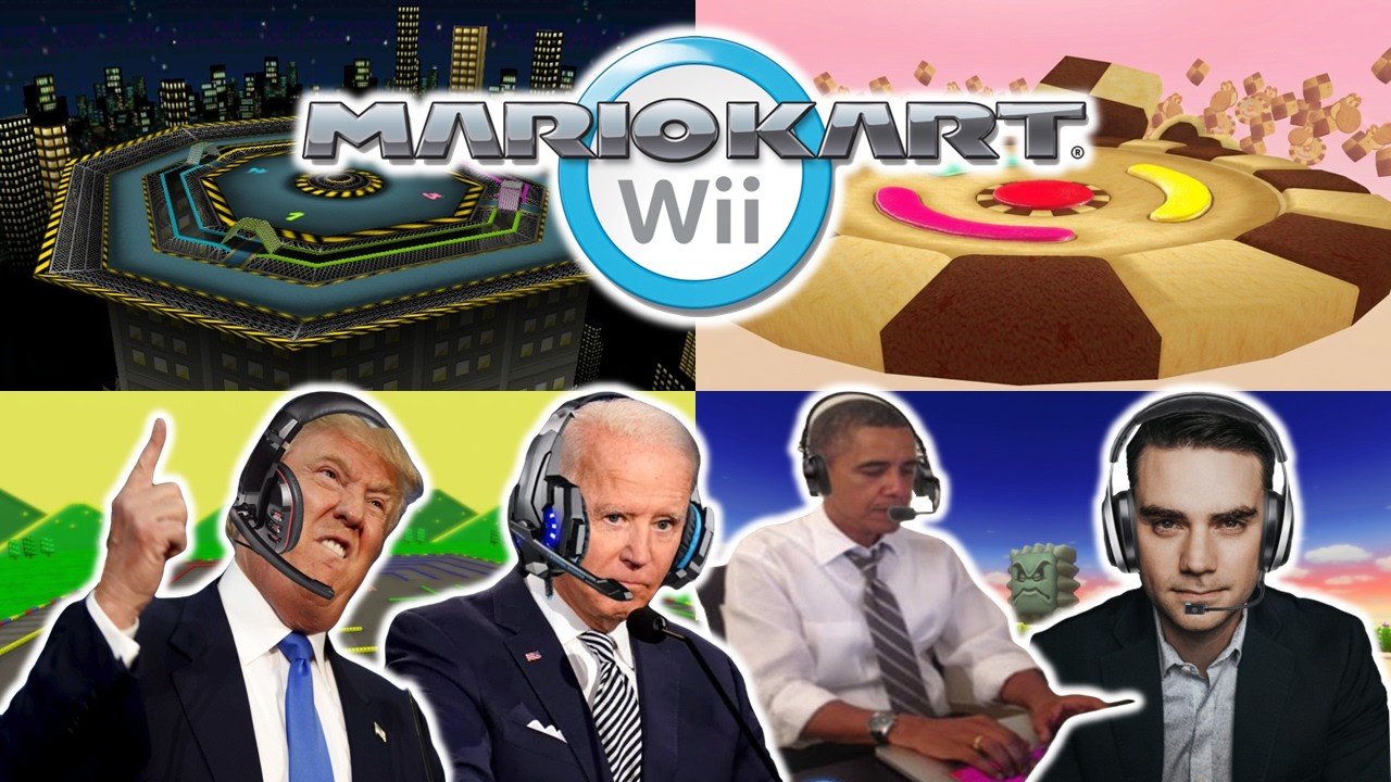 Президенты США играют в Mario Kart Wii (при участии Бена Шапиро)