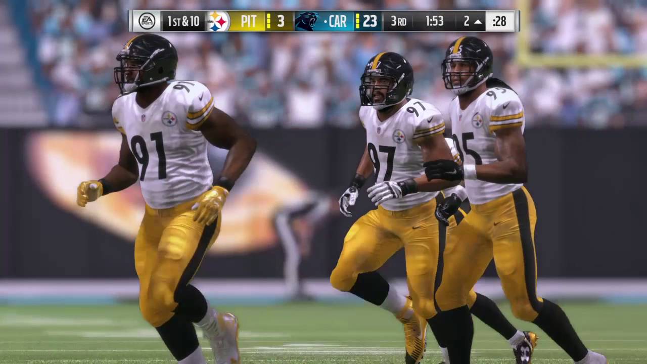 Madden NFL 17 Jonathan Stewart 96 yards to the house
