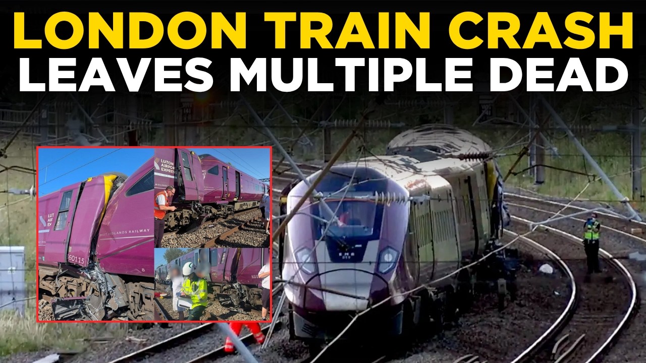 BEDFORD TRAIN CRASH LIVE | Two Passenger Trains Collide Near London; Major Incident| Times Now World