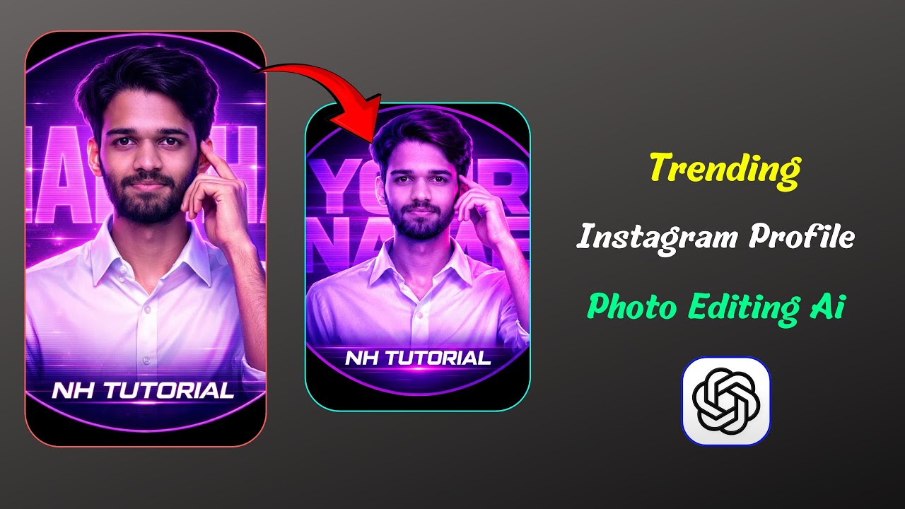 New Aesthetic Name Profile Photo Editing | Instagram Dp Prompt | Instagram Trending photo Editing ai