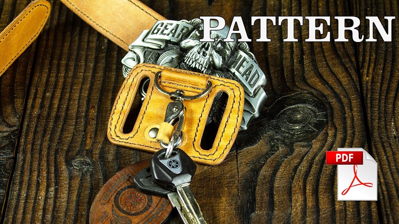 Underrated accessory leather key holder for belt Тренчик для ключей