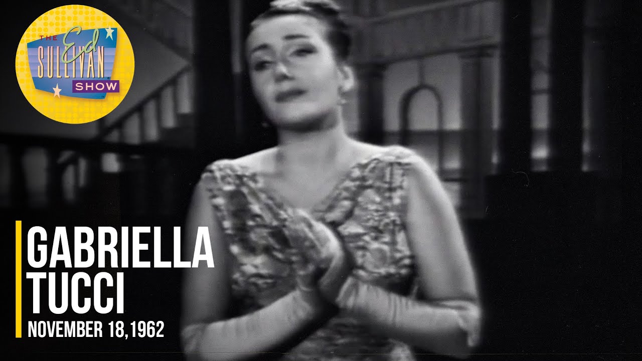 Gabriella Tucci "Vissi d'arte" on The Ed Sullivan Show