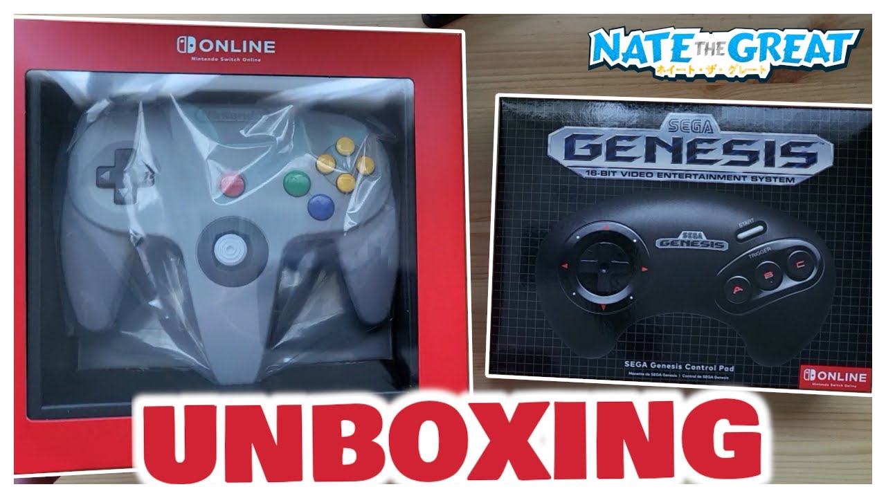 Nintendo Switch Online Nintendo 64 & Sega Genesis Controller Unboxing