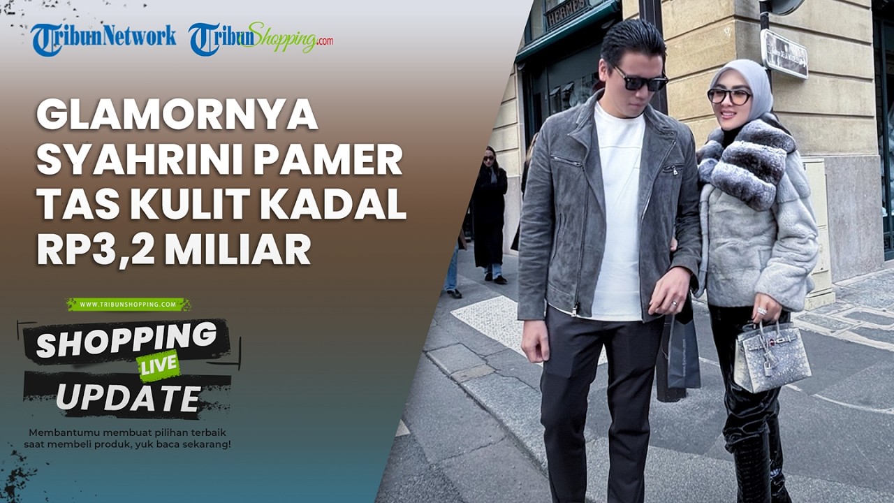 Terbuat dari Kulit Kadal Air, Gaya Syahrini Pamer Tenteng Tas Rp3,2 Miliar di Paris Disorot