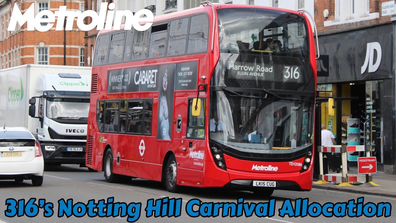 Bus Journey On The 316Y | Metroline Travel Alexander Dennis Enviro 400 MMC Hybrid (LK15CSZ, TEH2081)