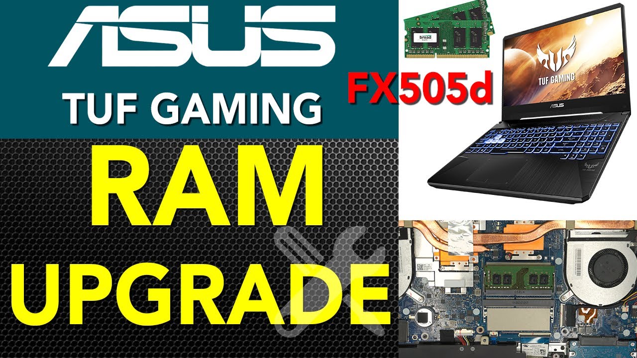 How to Upgrade RAM in ASUS TUF Gaming FX505D 📌 Quick & Easy Guide