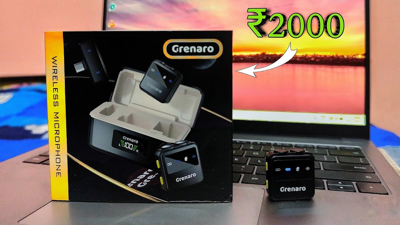 Grenaro P10 Wireless Mic Unboxing & Review | Best Wireless Mic under 2000₹