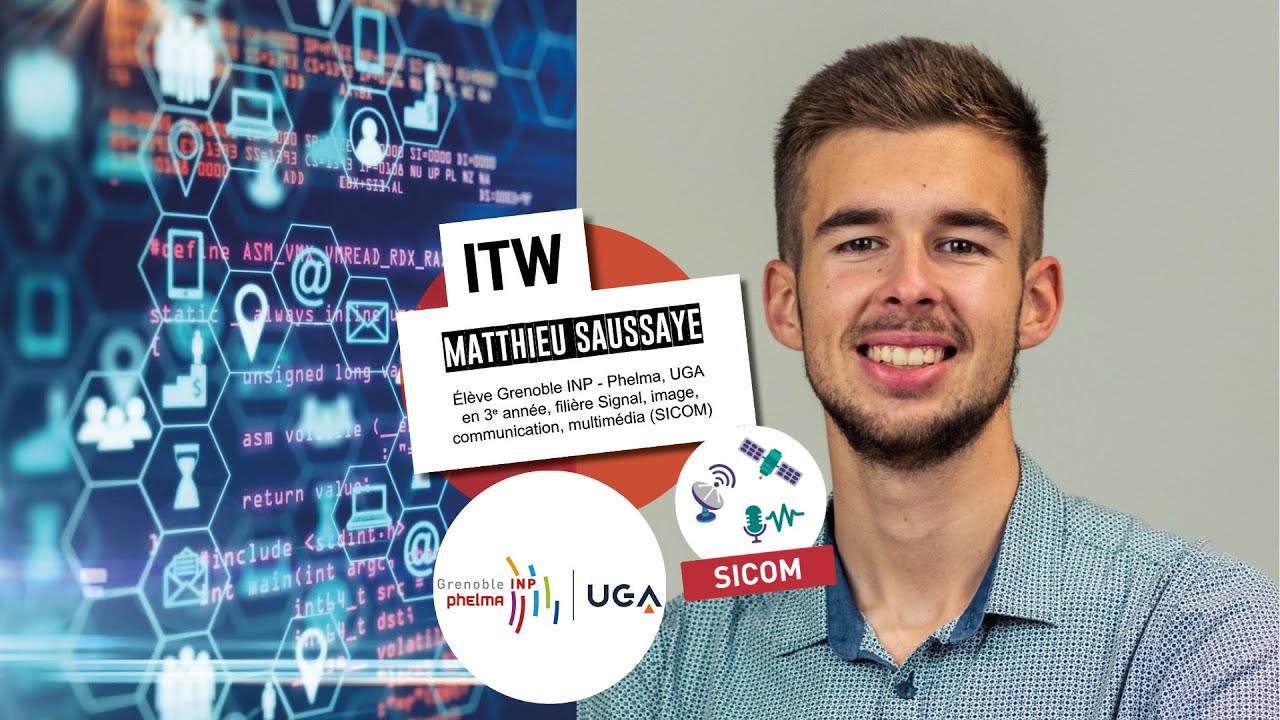 Interview Matthieu Saussaye - Filière Signal, image, communication, multimédia (SICOM)