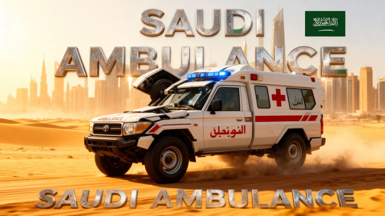 Saudi Arabia AMBULANCE Evolution – Incredible Transformation!