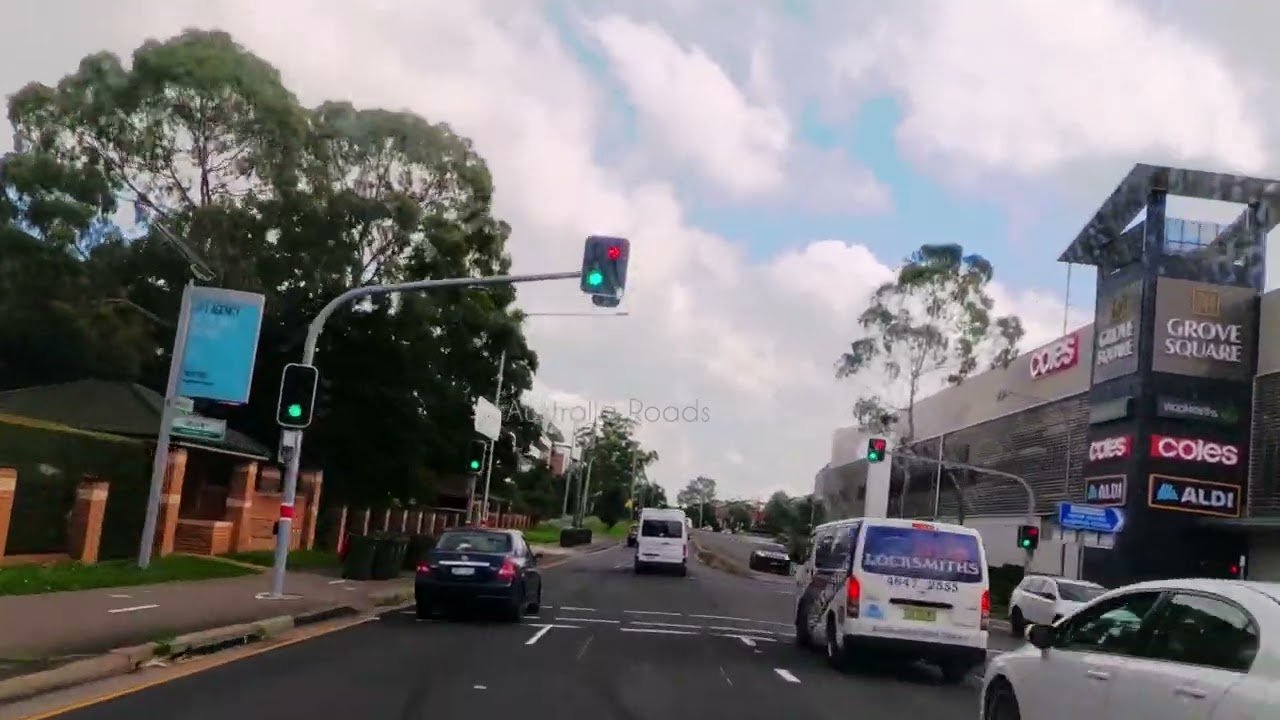 Driving from North Rocks to Rouse Hill Town Centre 🛍️ | Sydney Suburban Road View 4K 🇦🇺 #travel