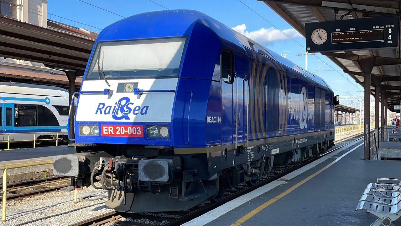 Vlakovi na Glavnom kolodvoru///Trains in Zagreb Glavni kolodvor, September 2023.