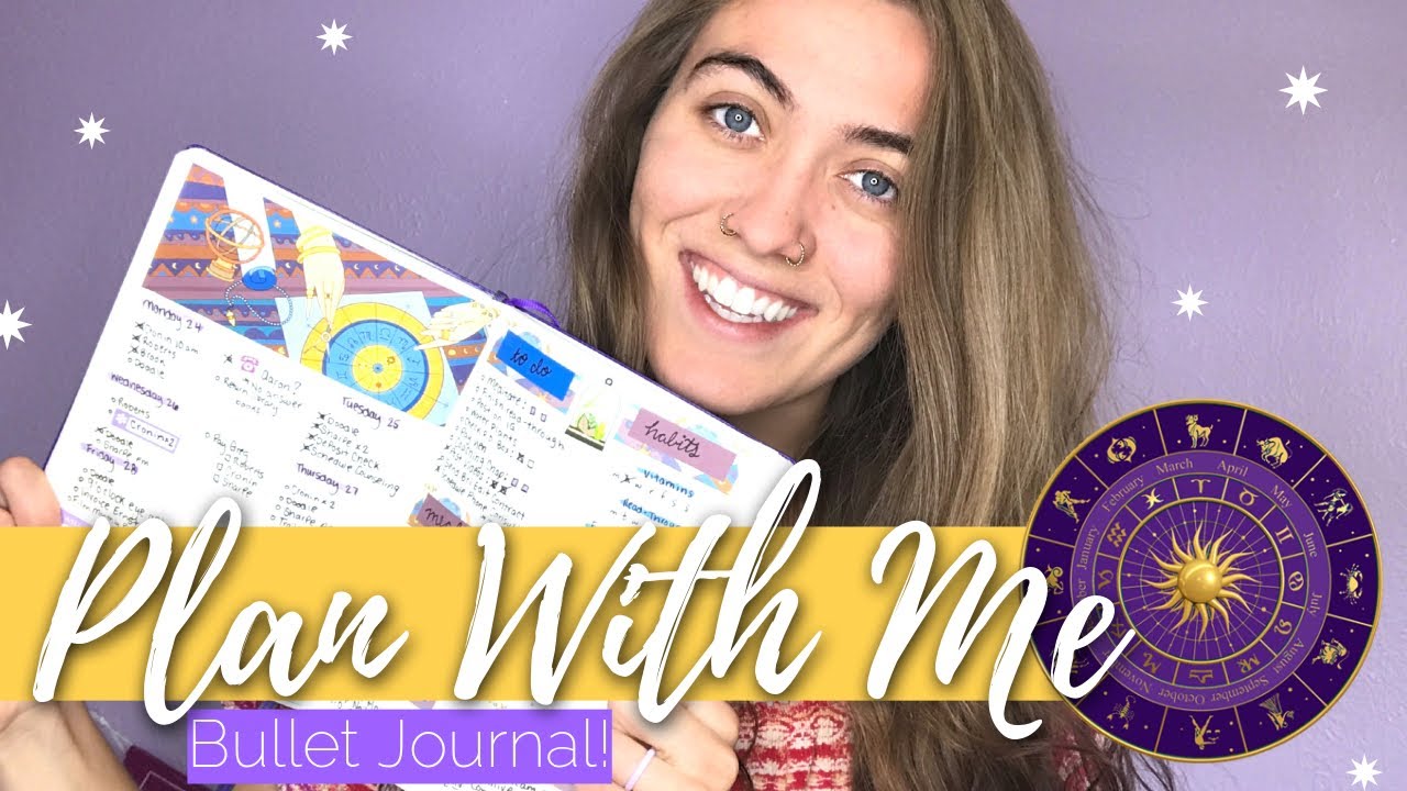 PLAN WITH ME | Bullet Journal with Stickers!