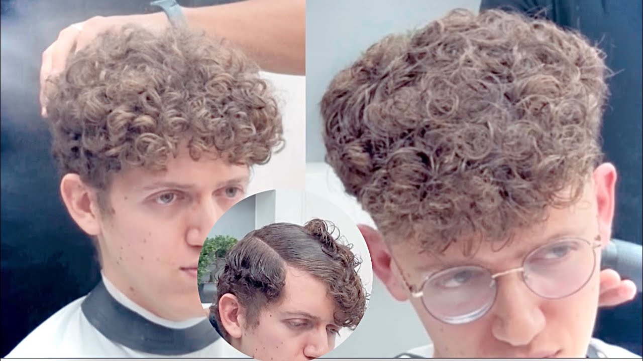 Como cortar cabello rizo? Aprende hacer corte en cabello rizo para hombre #hairstyle #cortedepelo