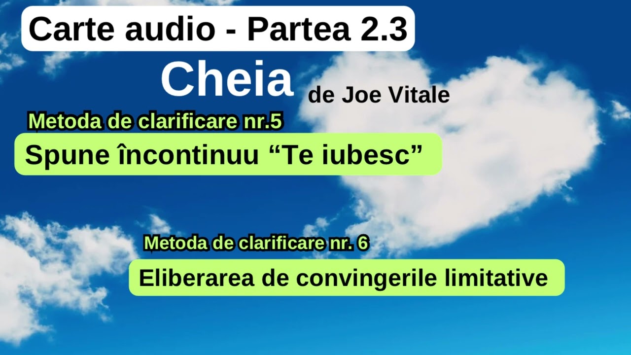 Puterea lui “TE IUBESC!” | Spune încontinuu “ Te iubesc!”