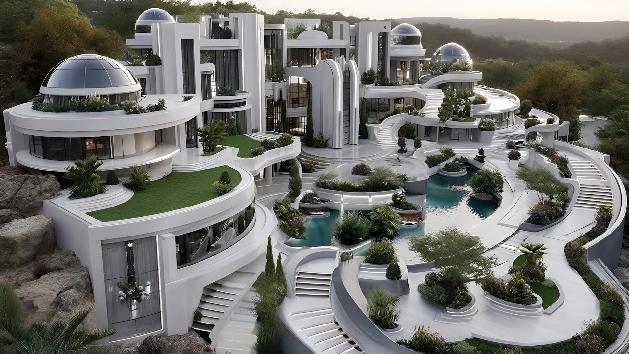 Ultra Luxury Futuristic Mansion Tour | Dream Villa with Private Gym, Spa, Rooftop & Infinity Pool