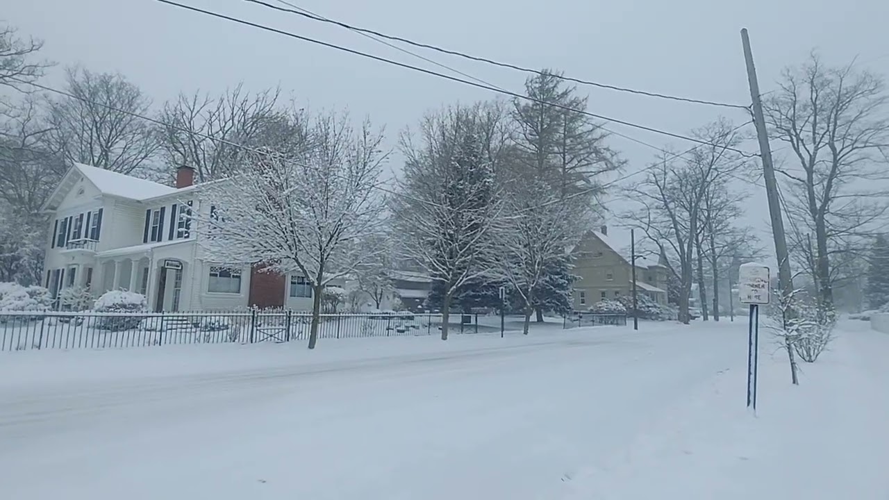 The next day is a SNOWY day!