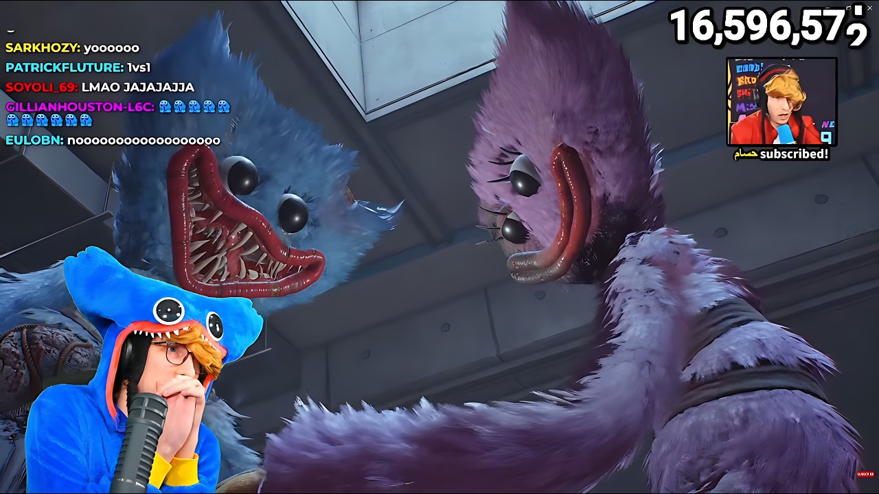 KreekCraft Reacts to Huggy and Kissy Death Poppy Playtime Chapter 5