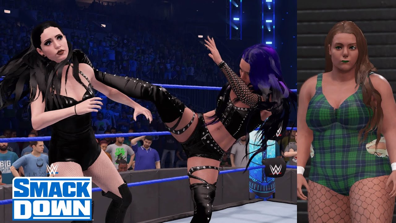 WWE 2K22 SMACKDOWN DOUDROP'S SEGMENT + RHEA RIPLEY & GIGI VS NIKKI A.S.H. & JESSICA