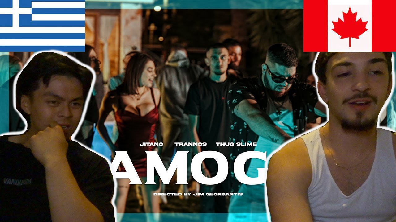 CANADIANS REACT TO GREEK MUSIC - Jitano x Trannos x Thug Slime - Lamogia (Official Music Video)