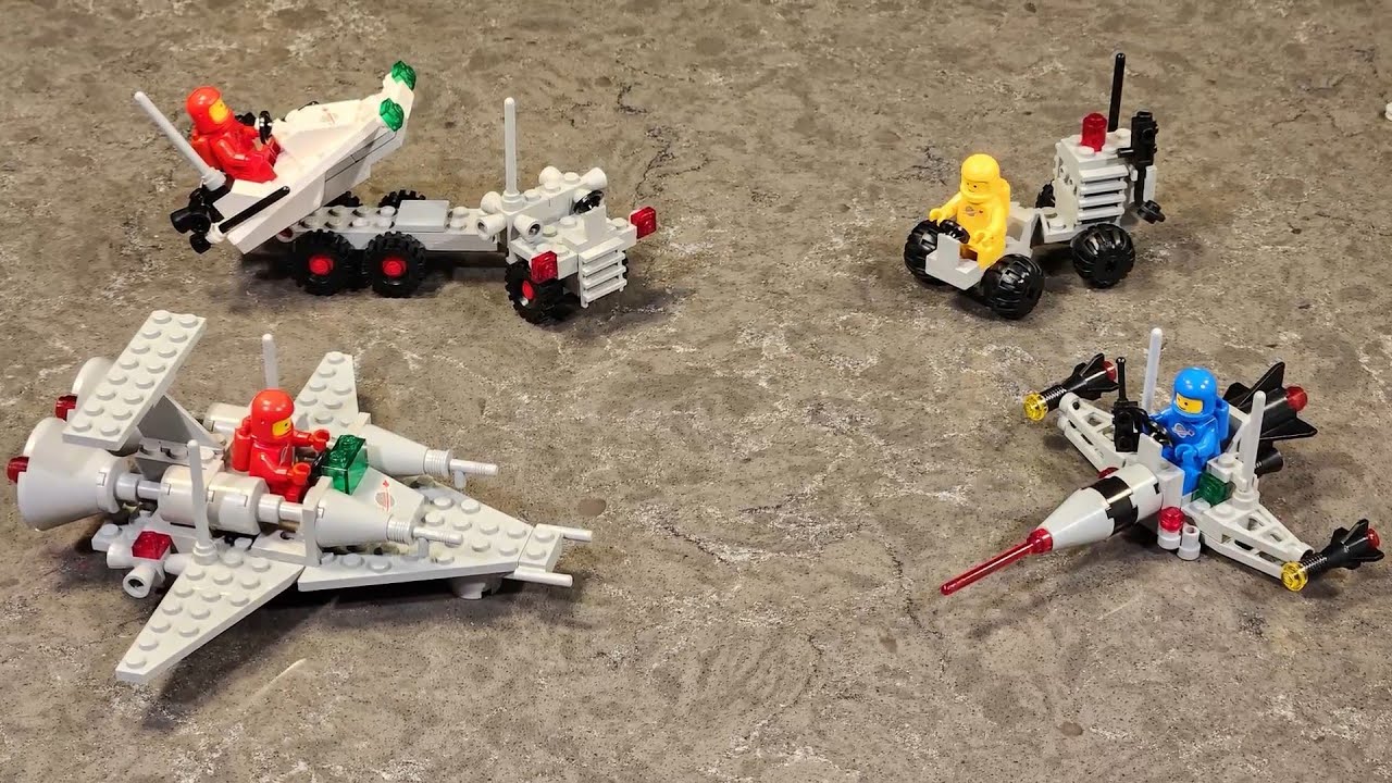 Lego Classic Space Sets From the Mid 1980's!