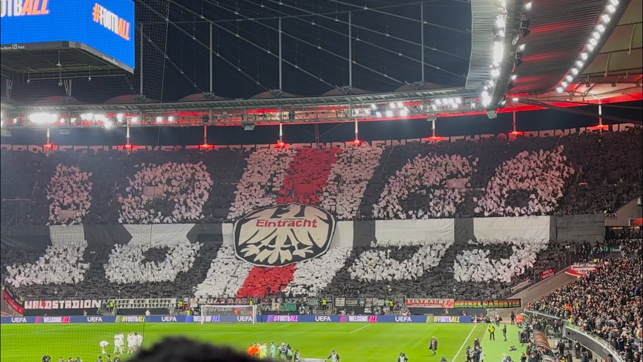 Frankfurt 2-0 ferenncváros | Europa league Stadionvlog 🏟️+ Mega choreo