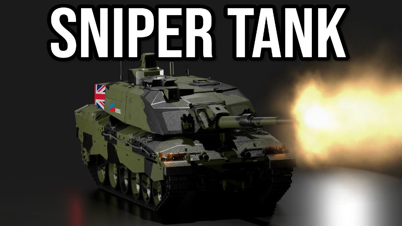British Challenger 3 at the Range | SNIPER TANK