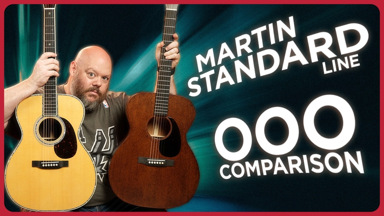 Сравнение всех моделей Martin Standard 000 | Акустические гитары 000-17, 000-18, 000-28 и 000-42