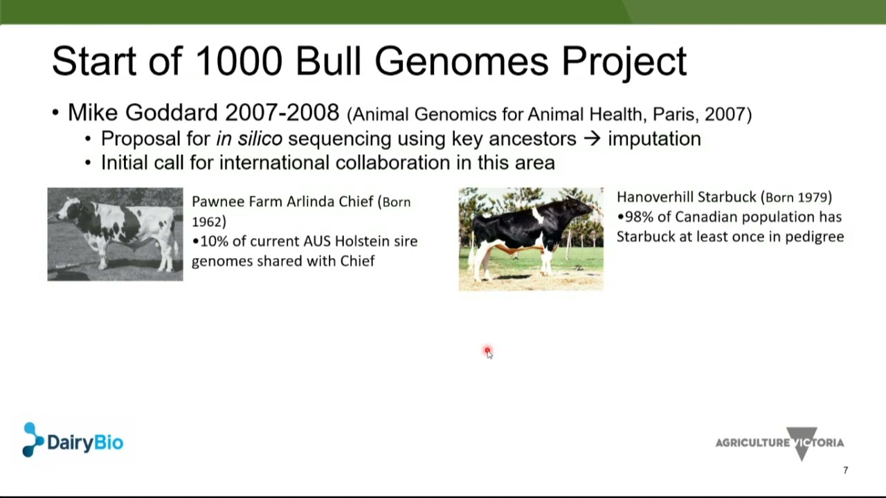10 years of the 1000 Bull Genomes Project: impact on cattle breeding seminar