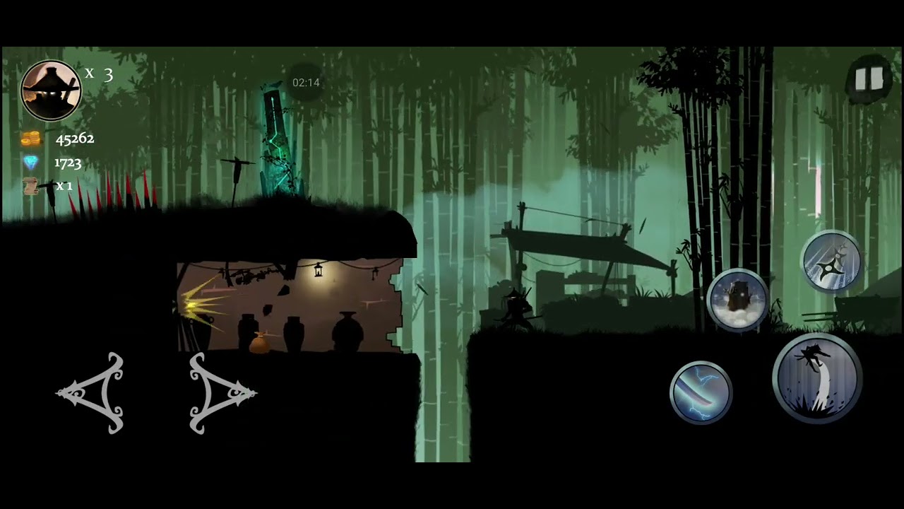 Ninja arashi chapter 1 level 9....game solve......