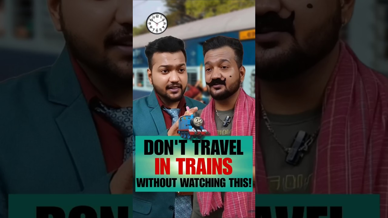 Don&rsquo;t travel in trains without watching this! 🚆😳 #finance #money #education #shorts
