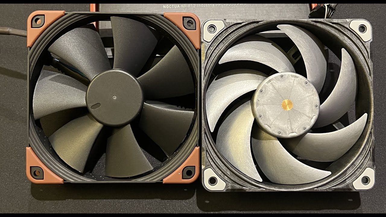 The Fury of 3000 RPM fans NF-F12 Industrial PPC & Phanteks T30 (time stamps)  (Old Testing Method)