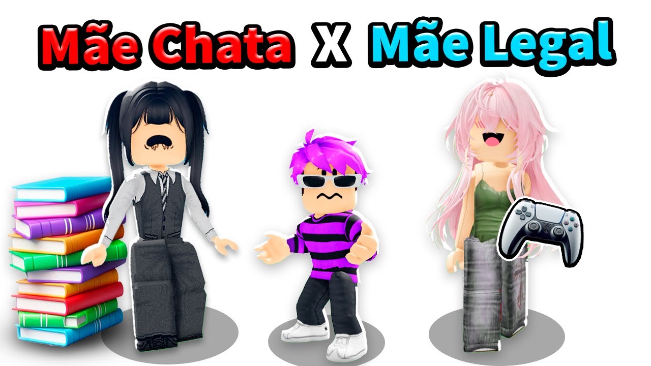 MÃE CHATA vs MÃE LEGAL NO BROOKHAVEN!