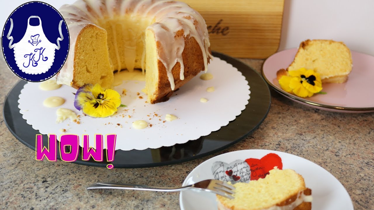 Eierlikörkuchen, schnell und lecker / saftiger Rührkuchen