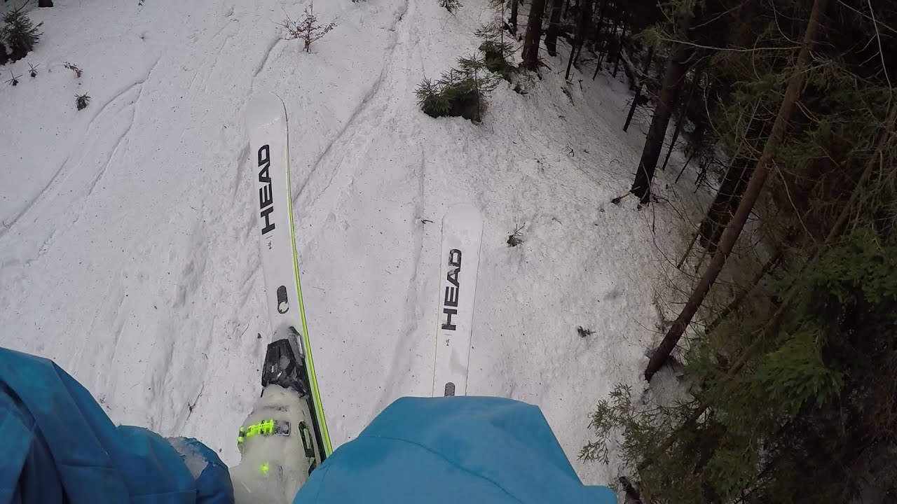HEAD WC Rebels E-SL - FULL RUN - OSTOJA KONINKI POLAND 2021 - SKI CARVING SKIING FOLLOW CAM HD