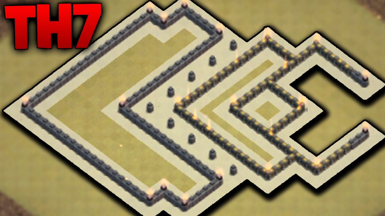 Aldea GUERRA ANTI 3 ESTRELLAS | Ayuntamiento 7 | TH7 | Diseño de Aldeas | 2017 | byGenesys