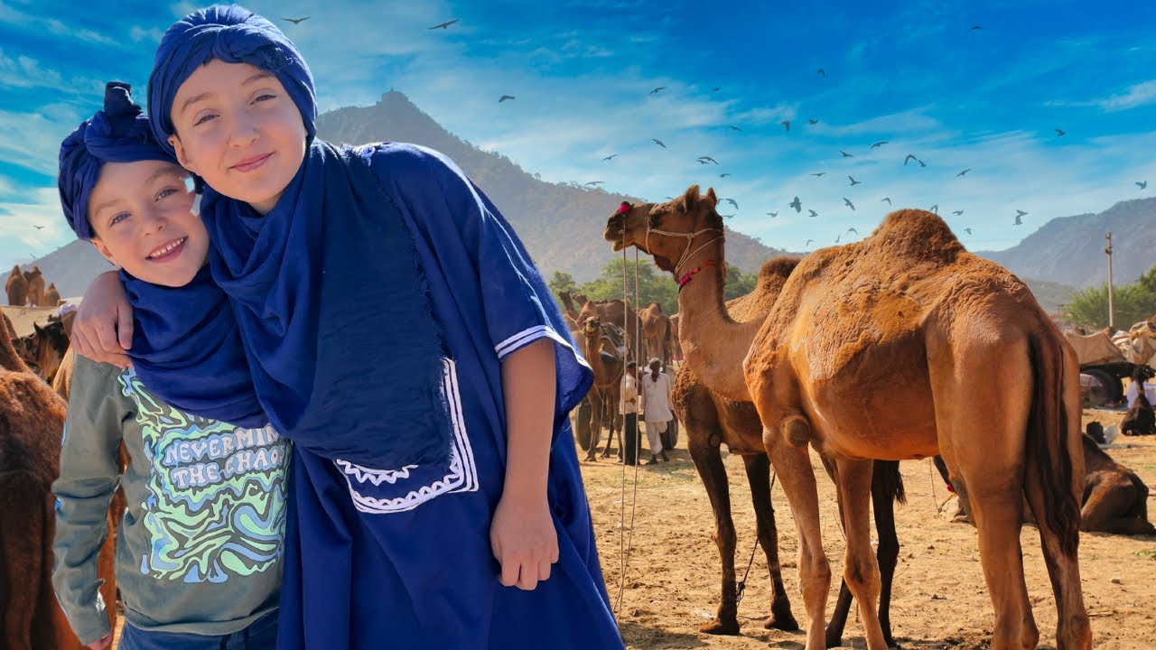 Camel Riding Adventure in Moroccan Desert 🌵 Educational Videos for Kids 🐪 Animals for Kids