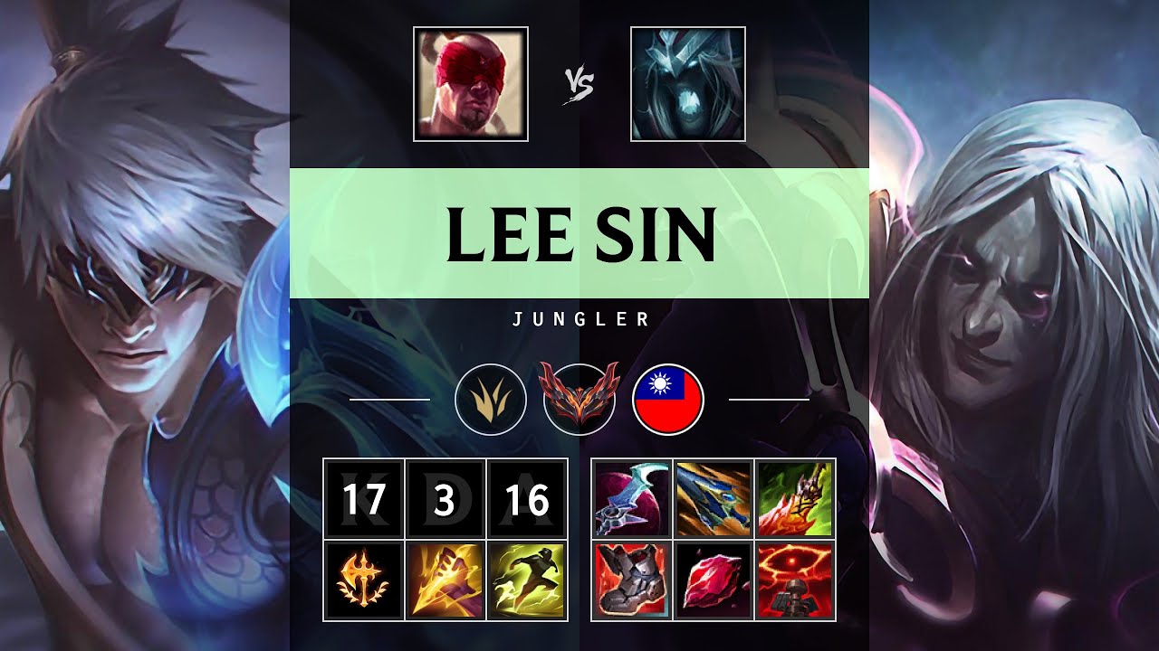 Lee Sin Jungle vs Karthus - TW Grandmaster Patch 25.14