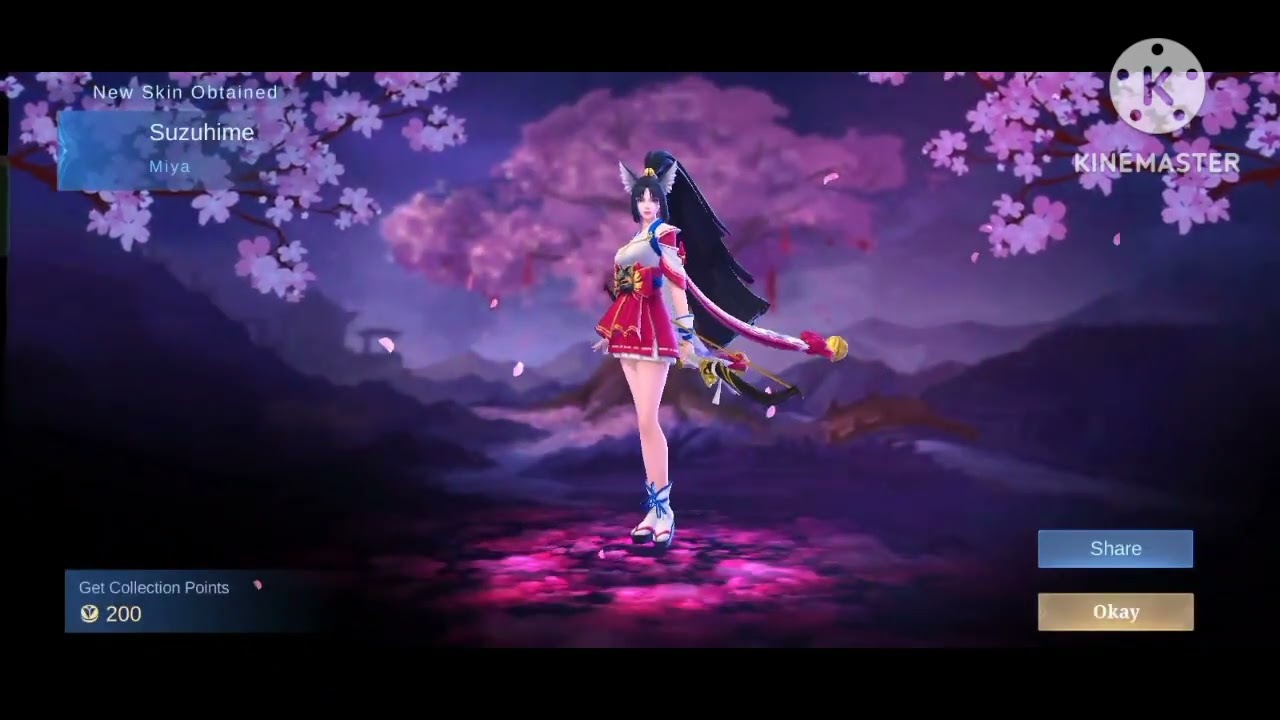 How to get MIYA'S SUZUHIME skin in 2024❤Purchase Thiwlight Pass👍Mobile Legends