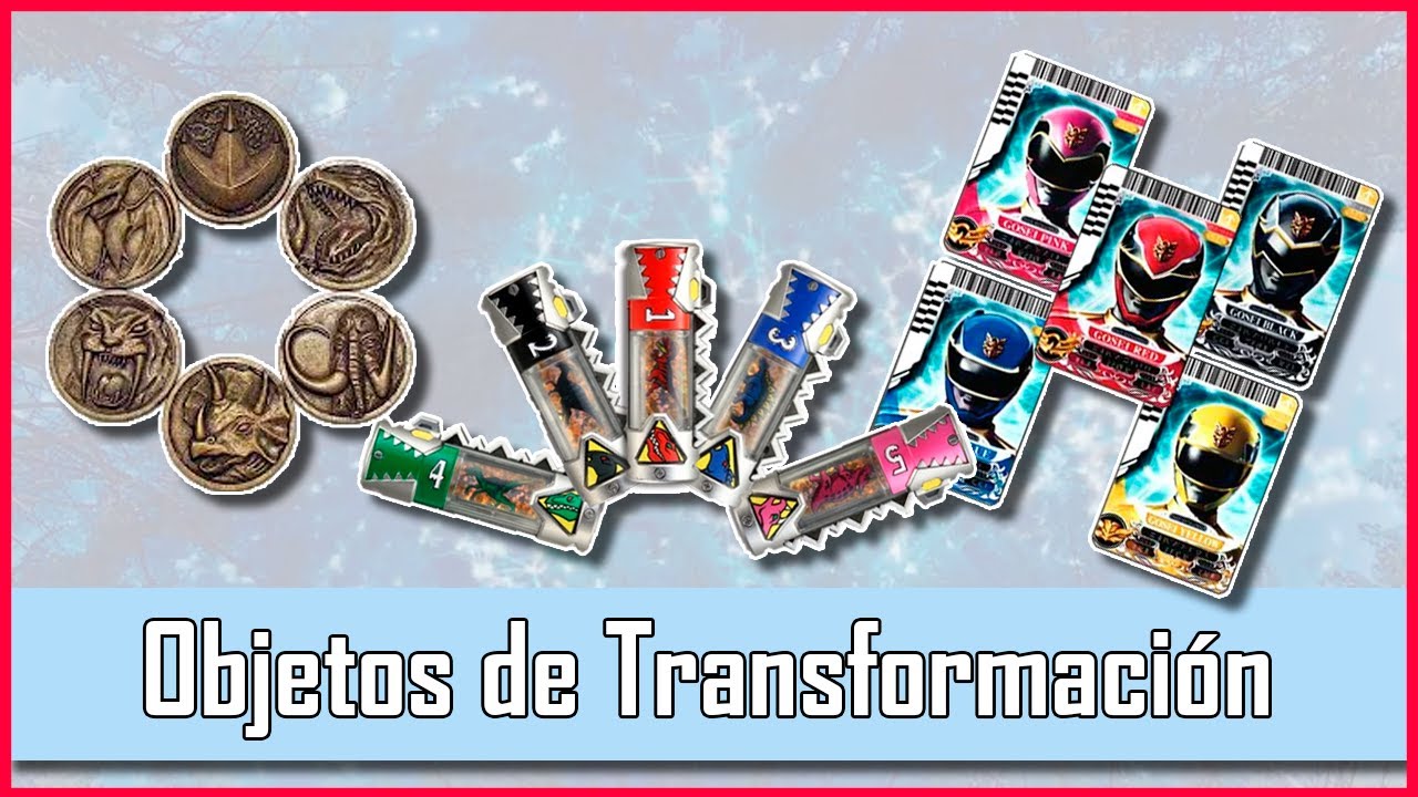 TODOS los Objetos de Transformación del Super Sentai y Power Rangers