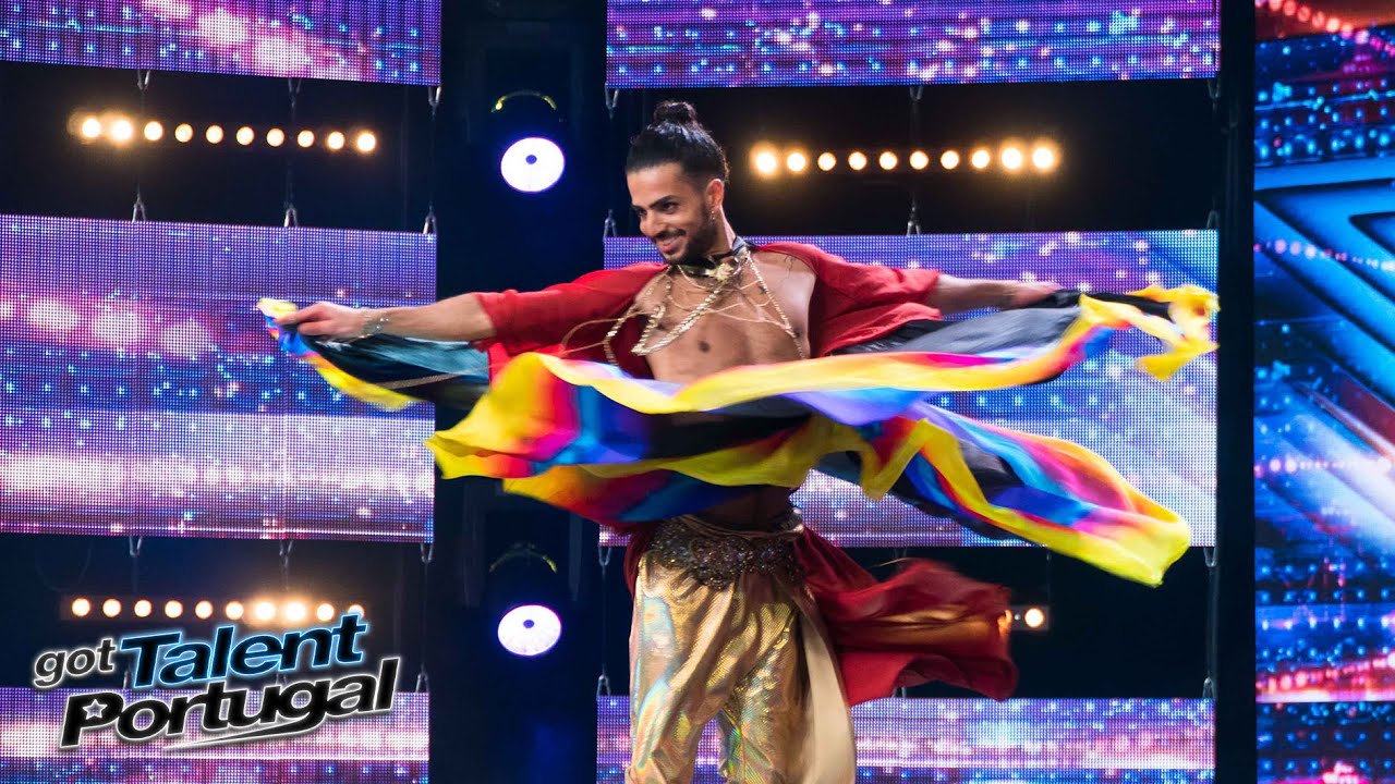 Gabh Diniz a mostrar que homens também dançam dança do ventre | Got Talent Portugal 2022