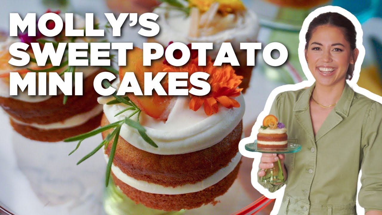 Molly Yeh's Sweet Potato Mini Cakes with Cream Cheese Frosting | Girl Meets Farm | Food Network