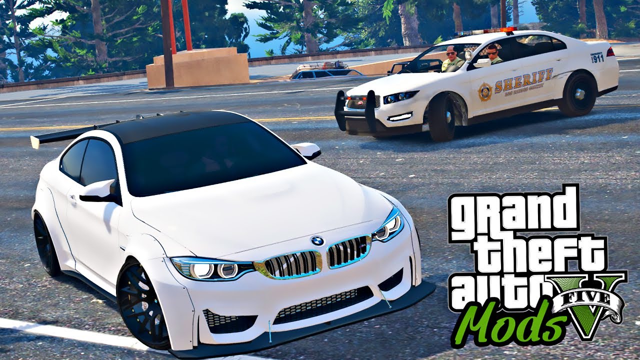 Fuga da Policia Com BMW M4 GTS - GTA 5 MODS