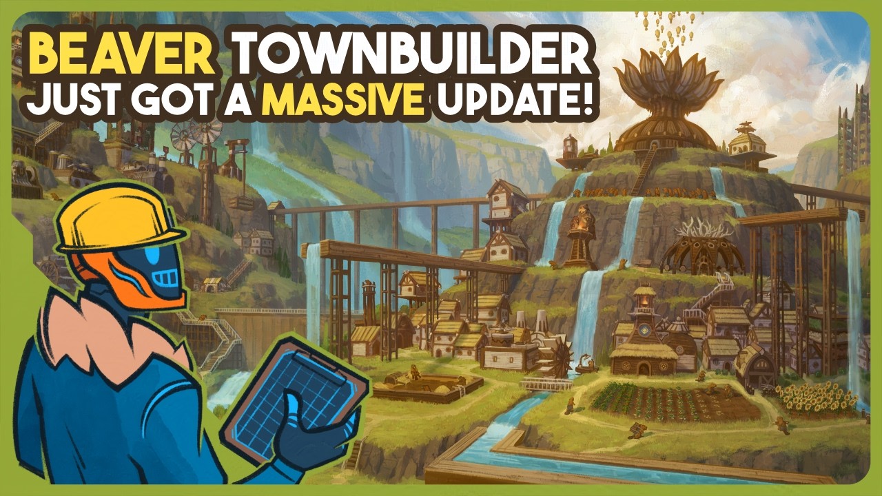 This Beaver Townbuilder Just Got A Massive Update! - Timberborn: Wonders of Water [Sponsored]