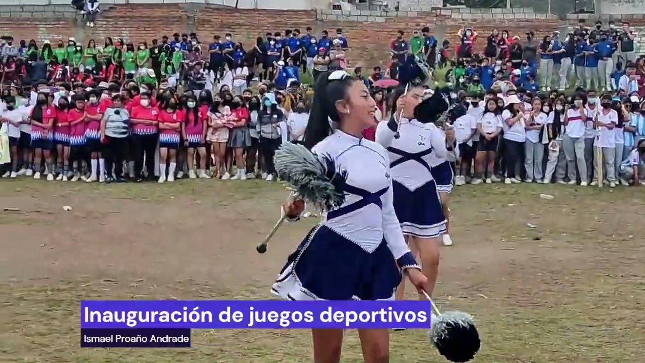 Inaguración de deportes Ismael Proaño a