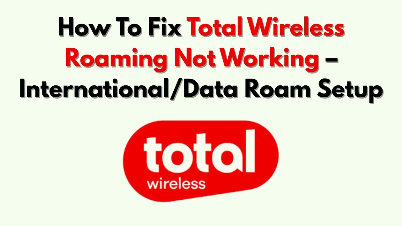 Jak naprawić problem z roamingiem Total Wireless &ndash; konfiguracja roamingu międzynarodowego/danych