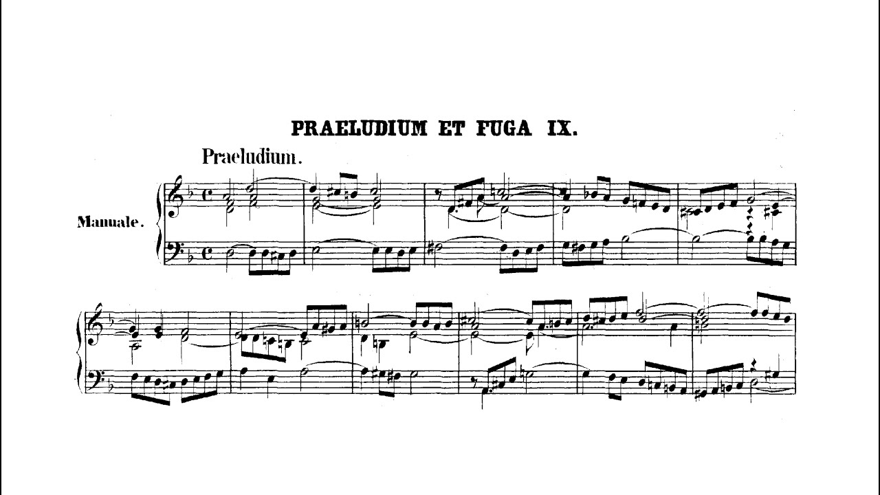 J. S. Bach: Präludium und Fuge d-Moll BWV 539