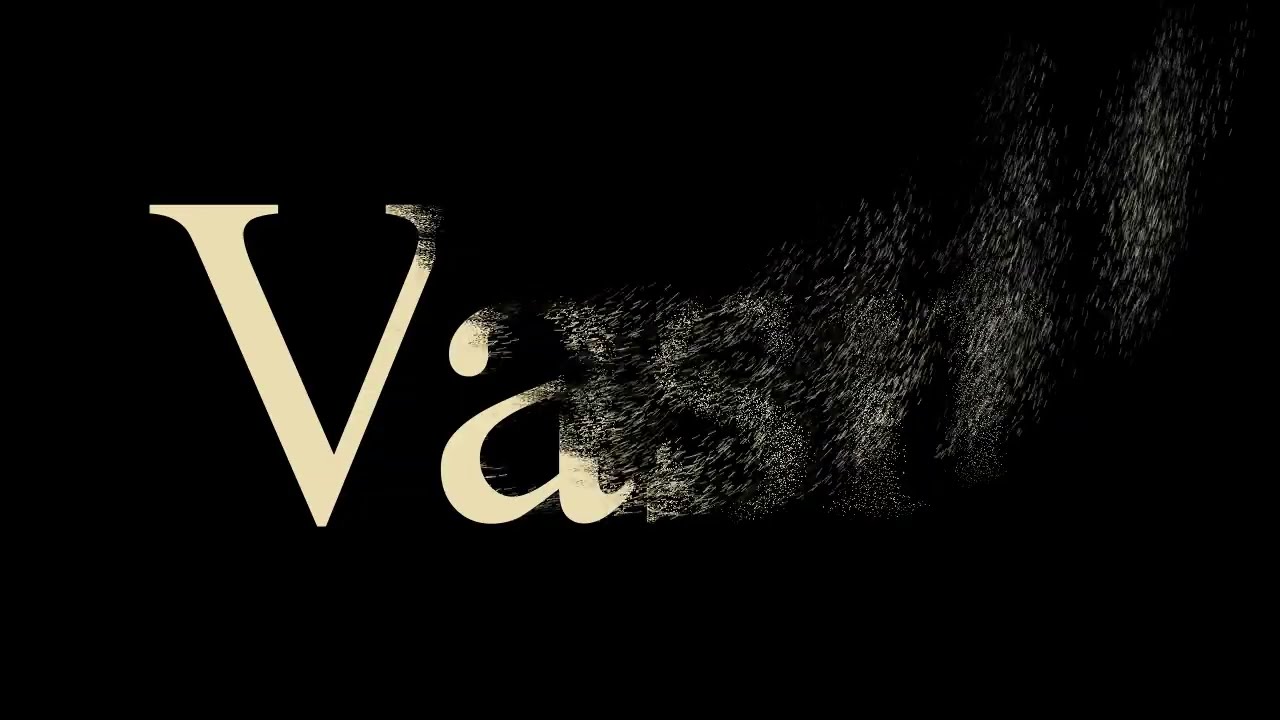 Particle & Dust Text Effect 
