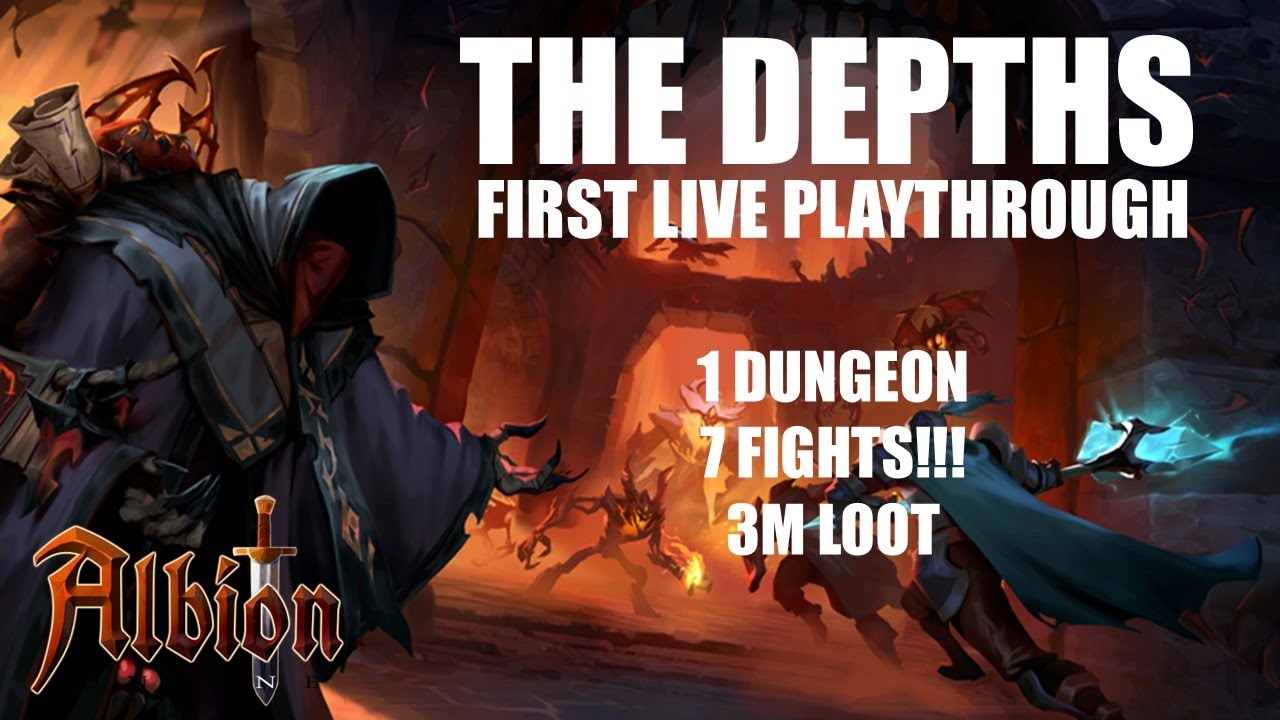THE DEPTHS is by FAR the best content in Albion! 7 Fights, Good loot, Endless PvP and PvE! | Albion