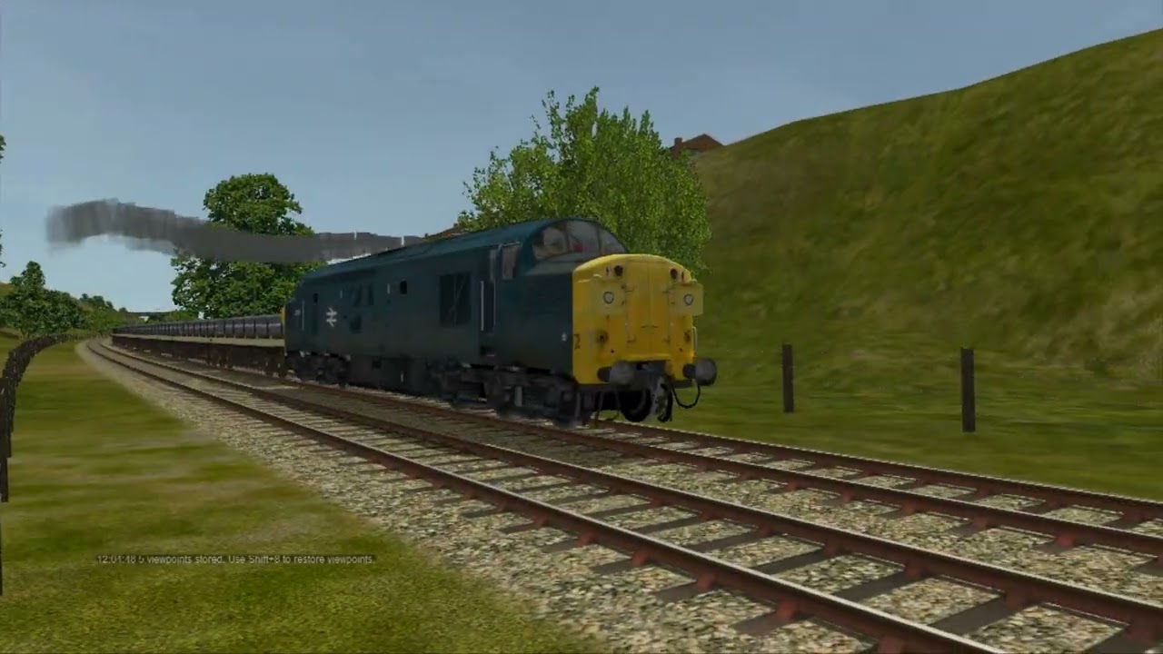 OpenRails - Class 37 Freight Run