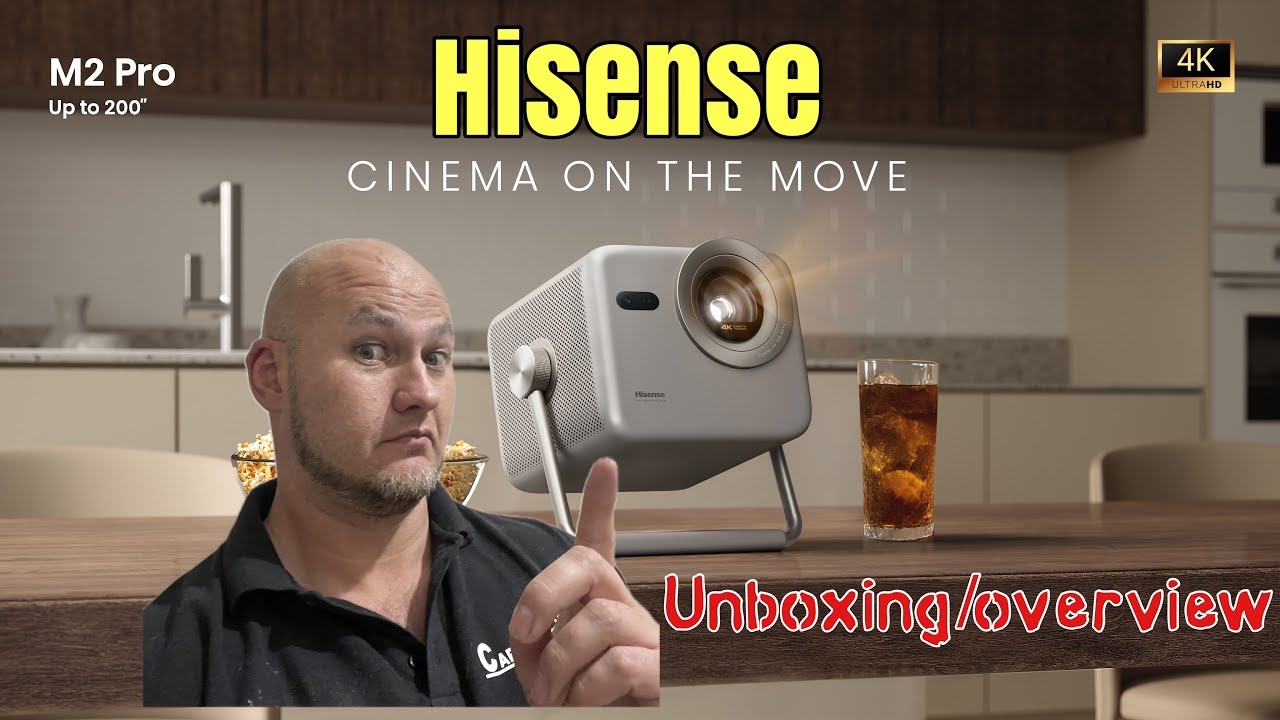 Проектор Hisense M2 Pro — распаковываем новый портативный смарт-проектор 4K!